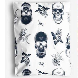 (20) Skull & Rose 10 x 13 Poly Mailers